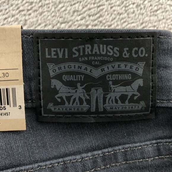 NWT Levi's Womens 311 Shaping Skinny Jeans 33 Gray Denim Classic Casual Cotton - Picture 16 of 16